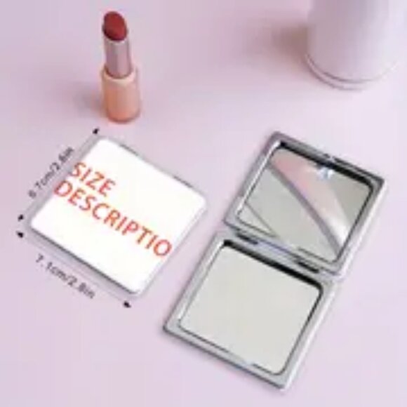 Floral Style Makeup Double Mirrors - Picture 2 of 2